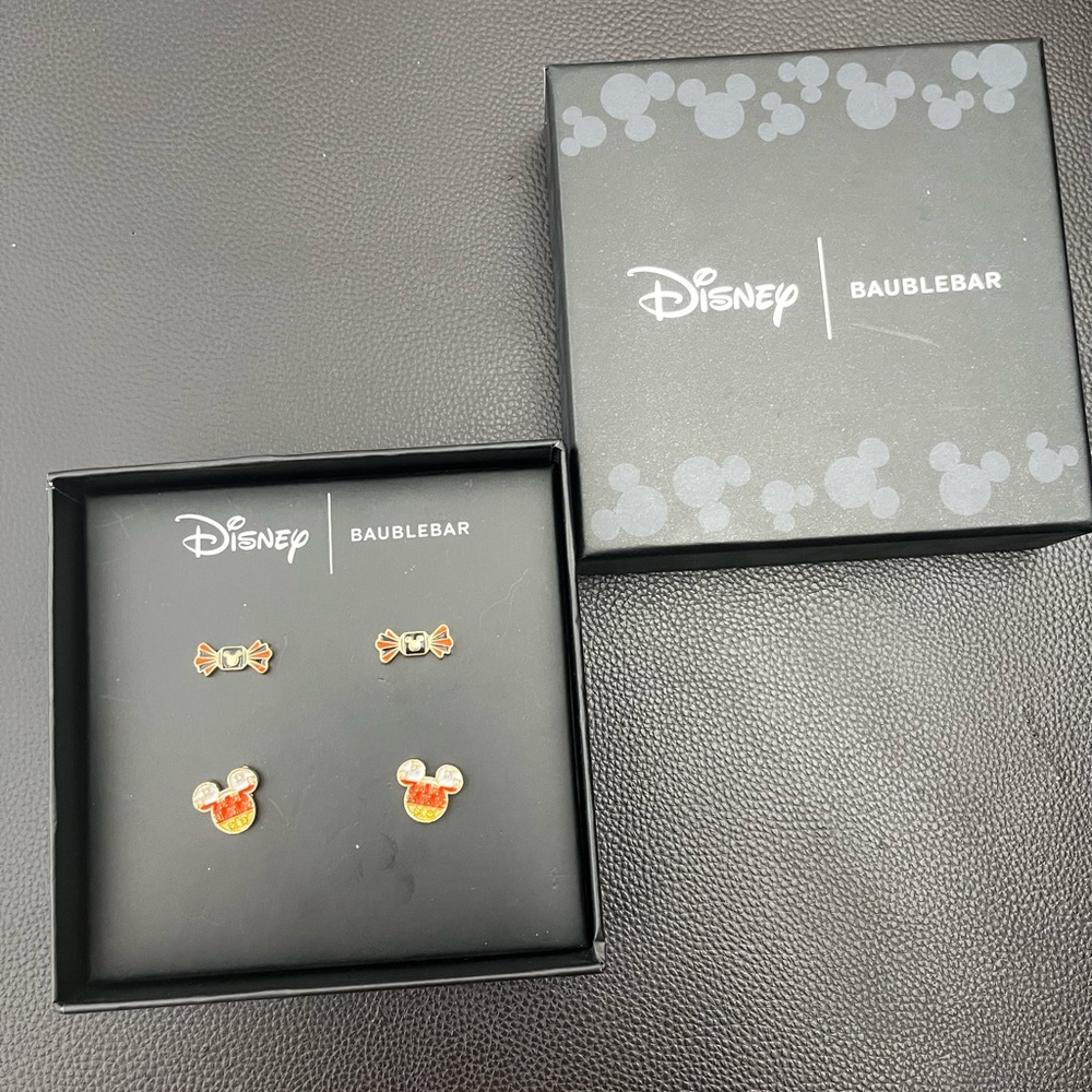 BaubleBar Mickey Mouse Earrings Set Halloween